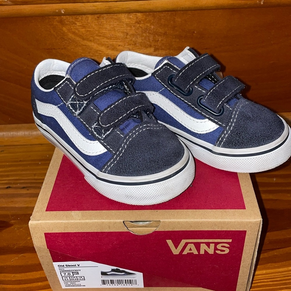 Vans, Size 7C, Navy